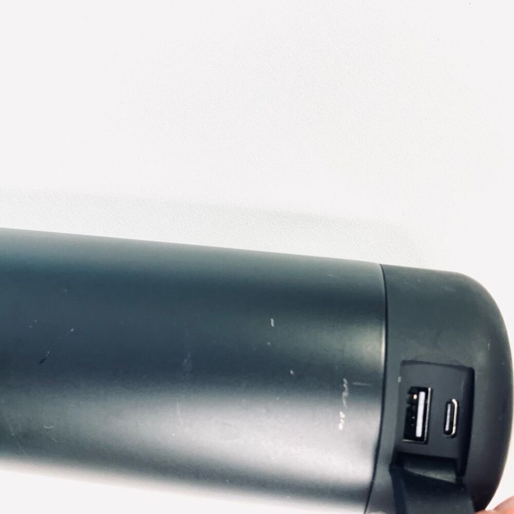 TYLT 19oz Smart Water Bottle with Built-In Power Bank Charger – Matte Black - Picture 5 of 5